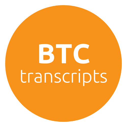 BTC Transcript review logo