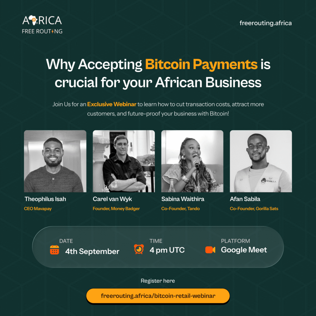 African Free Routing Retail Webinar